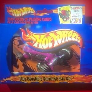 Hot Wheels Playing Cards in Collectible Tin!
Bicycle Brand! - New!